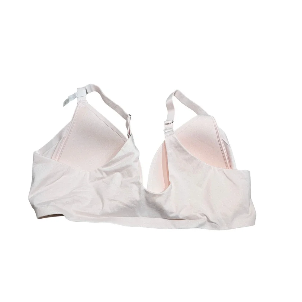 Aerie Sunnie Wireless Bra 38B Pink Padded Adjustable Straps Real Good Comfort